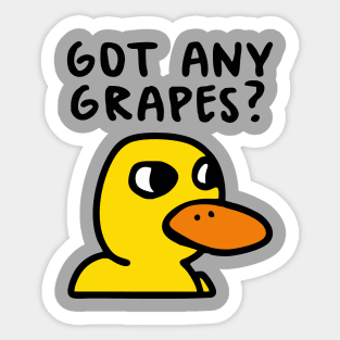 Got Any Grapes Sticker